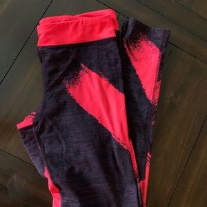 Champion pink and blue leggings/workout tights